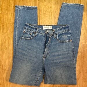 Abercrombie & Fitch Light Blue Slim Straight Jeans